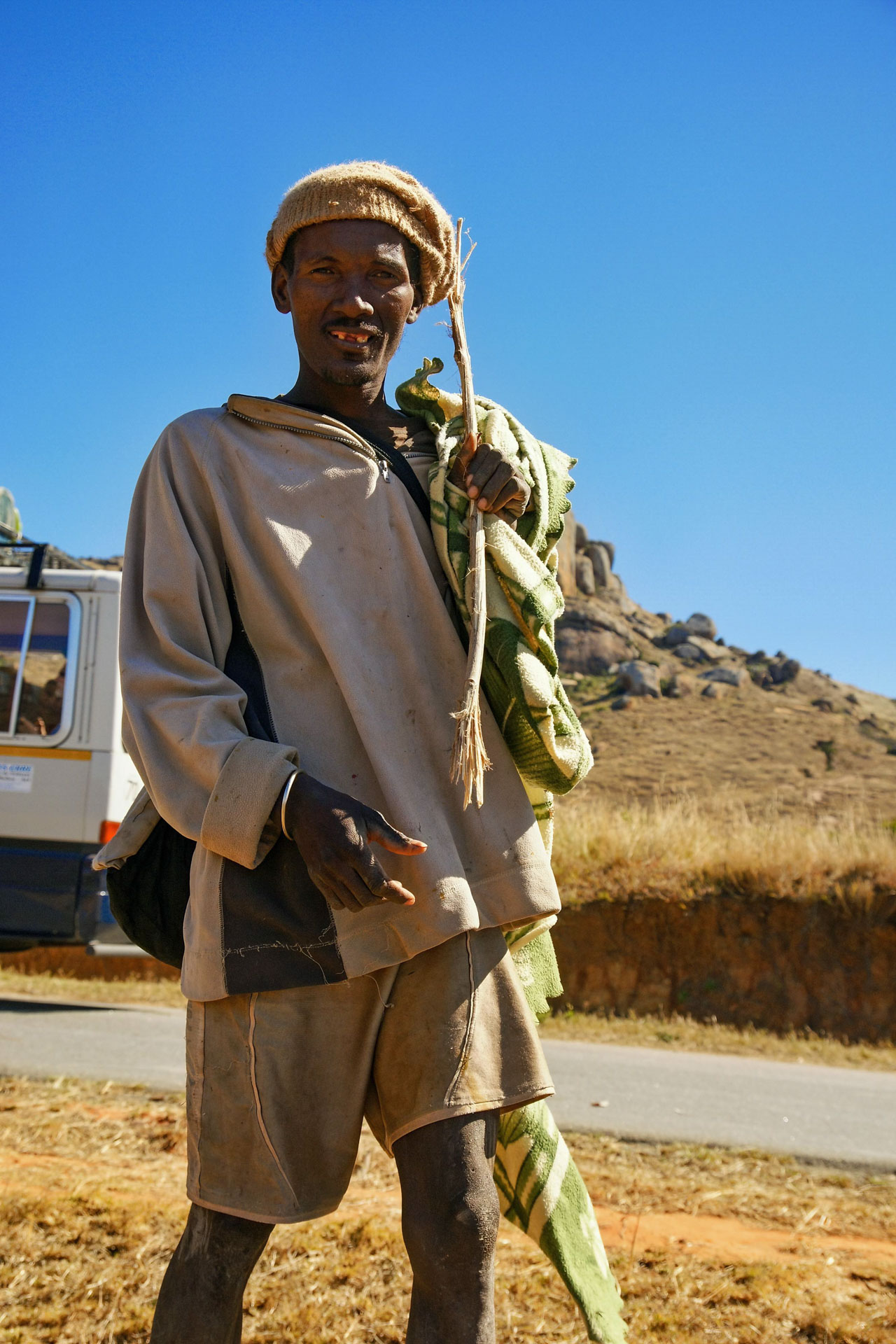 Hirte der Zebu-Herde